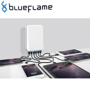 NWT - BlueFlame USB 6-Device Wall Charger (Factory Sealed)